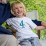 Birthday Age Embroidered Toddler Baby T Shirt, thumbnail 1 of 6
