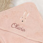 Personalised Trixie Aura Rabbit Hooded Towel, thumbnail 2 of 6