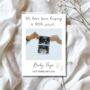 Pregnancy Reveal Scan Photo Card, Scan Announcement Card, thumbnail 1 of 3