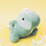 Christmas Cute Dinosaur Plush Soft Cuddly Toy, thumbnail 1 of 4