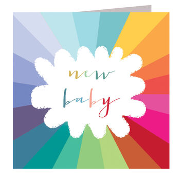 Colourful New Baby Card, 2 of 5