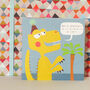 Dino Mite Brother Birthday Card, thumbnail 4 of 5