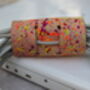 Splatter Painted Leather Cable Tidy, thumbnail 3 of 7