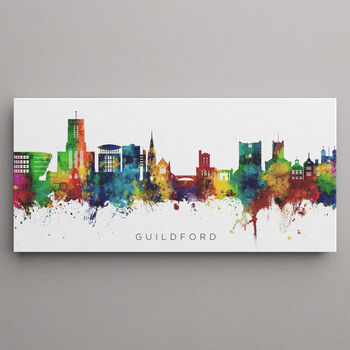 Guildford Skyline Cityscape Art Print, 2 of 12