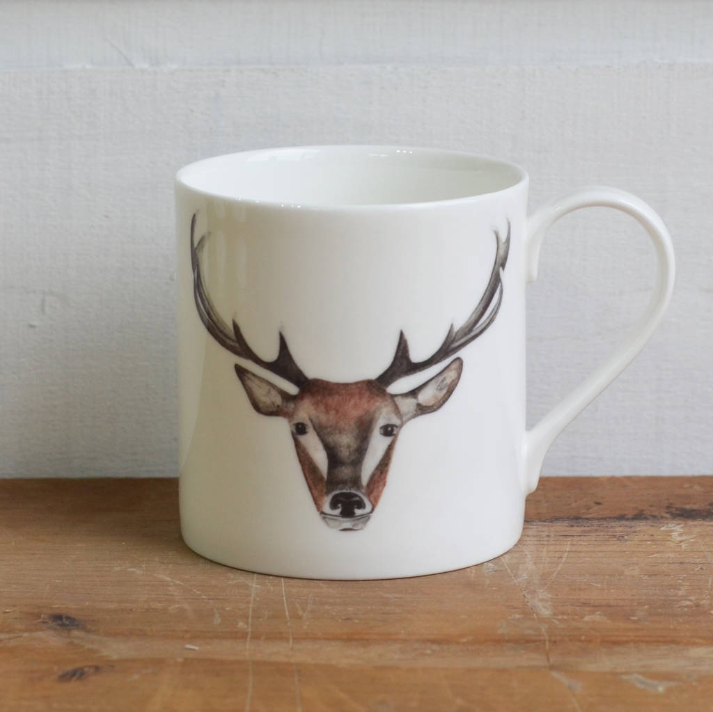 Stag Fine Bone China Mug By Dimbleby Ceramics 5964