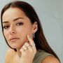 Ripple Hoop Earrings, thumbnail 6 of 6