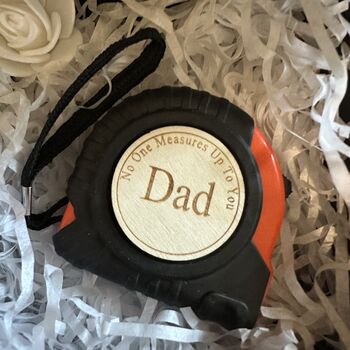 Personalised Tape Measure Gift For Dad, 8 of 9