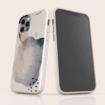 Grey Watercolour Biodegradable Phone Case, 4 of 7