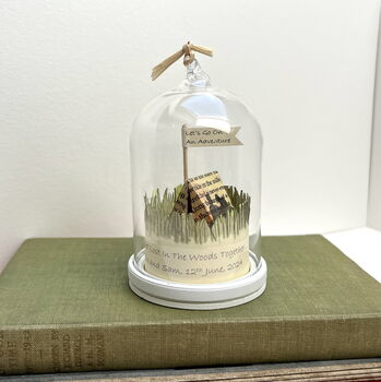 Personalised Camping Under The Stars Glass Dome Gift, 6 of 10