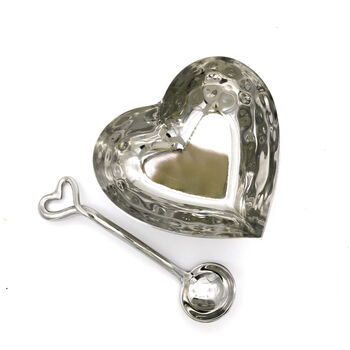 Heart Bowl And Amore Sugar Spoon, 2 of 2
