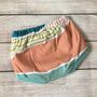 Retro Print Baby Bloomers, Up To Three Months, Handmade, thumbnail 2 of 5