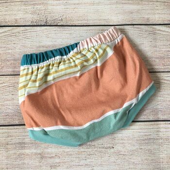 Retro Print Baby Bloomers, Up To Three Months, Handmade, 2 of 5