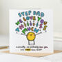 Step Dad I Love You This Much Card, thumbnail 2 of 2