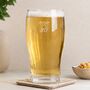 Personalised Pint Glass Engraved For 80th Birthday Gift, thumbnail 2 of 12
