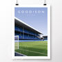 Everton Fc Goodison Park Main Stand Poster, thumbnail 2 of 6