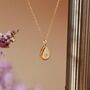 Teardrop Cubic Zirconia North Star Necklace, thumbnail 1 of 6