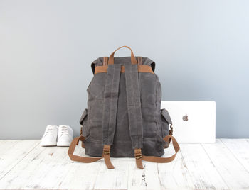 Waxed Canvas Backpack, 8 of 12