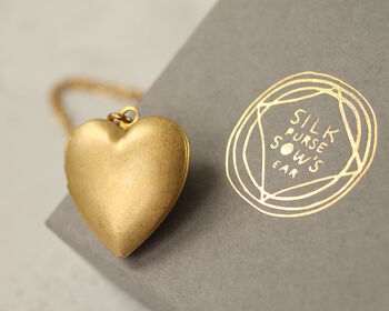 Lily Of The Valley Personalized Heart Locket Necklace, 4 of 9