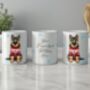 Personalised German Shepherd In Christmas Jumper Mug, thumbnail 2 of 2