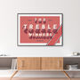 Manchester United 'The Treble Winners' Typographic Poster, thumbnail 3 of 7