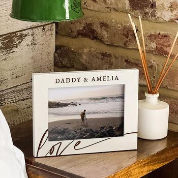 Personalised Daddy Love Father's Day Photo Frame Gift, 9 of 9