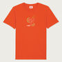 Mojito Cocktail Orange Organic T Shirt, thumbnail 3 of 5