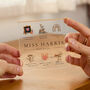 Personalised Teacher Thank You Acrylic Plaque Gift, thumbnail 1 of 2