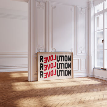 Revolution Retro Love Wall Print, 2 of 6