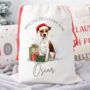 Personalised Jack Russell Santa Sack, thumbnail 1 of 2