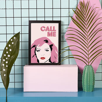 'Call Me' Illustrated Art Print, 4 of 4