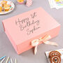 Personalised Luxury A4 Blush Pink Gift Box, thumbnail 5 of 8