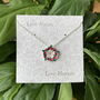 Tudor Rose Pendant Necklace, thumbnail 2 of 3