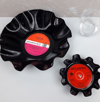 Fluted Vinyl Record Bowl, 7 of 9
