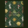 Luxury Gold Foiled Celestial Christmas Cards, thumbnail 2 of 4