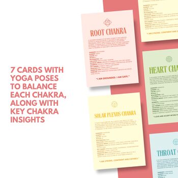 Chakra Yoga Card Set, 2 of 8