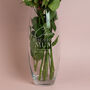 Personalised The Best Mum Mothers Day Glass Bullet Vase, thumbnail 2 of 6