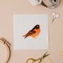 Bird Mini Counted Cross Stitch Kit, thumbnail 1 of 3