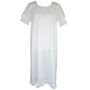 Ladies White Cotton Puff Sleeve Nightdress 'Juliet', thumbnail 7 of 7