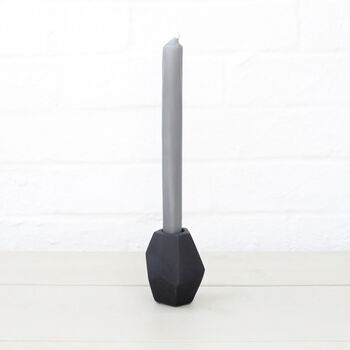 Sustainable Concrete Geometric Candle Stick Holder, 3 of 8
