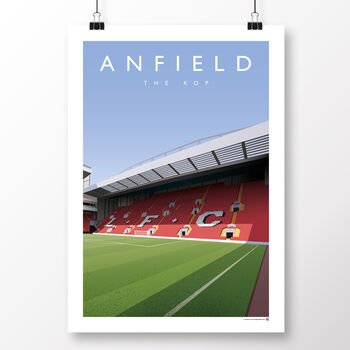 Liverpool Fc Anfield The Kop Poster, 2 of 7