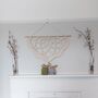 Macrame Half Mandala Wall Hanging, thumbnail 1 of 5