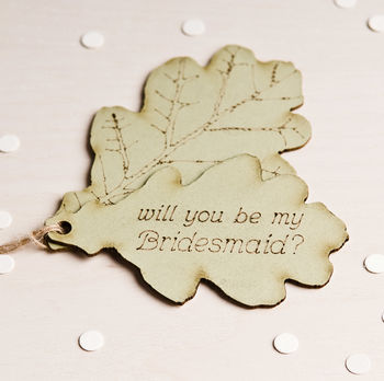 'Be My Bridesmaid' Leaf, 4 of 6