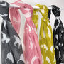 Colourful Cat Print Scarf, thumbnail 8 of 10