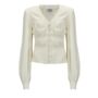 Jay Blouse In Cream Vintage 1940s Style, thumbnail 1 of 2