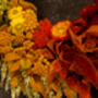 Dried Flower Wreath In Rainbow Shades, thumbnail 4 of 4