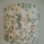 Watercolour Floral Lampshade Blues Yellows Handmade Fabric Drum Lamp Shade Table Floor Or Ceiling Pendant, thumbnail 9 of 10