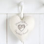 Personalised Hanging Heart Valentine's Day Gift For Wife, Girlfriend, Fiancee, thumbnail 2 of 12