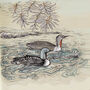 'Red Throated And Pacific Loons' Print, thumbnail 3 of 3