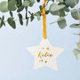 Personalised Celestial Star Decoration, thumbnail 1 of 6