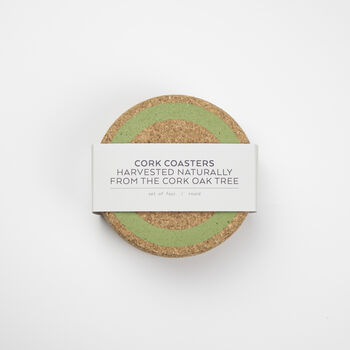 Cork Coaster | Earth Sage, 2 of 3